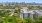 aerial shot with city views