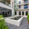 courtyard with reflecting pool