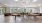 table with ceramic pots and vases in bright clubhouse