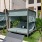 fully shaded cabanas poolside