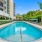 cabanas around pool