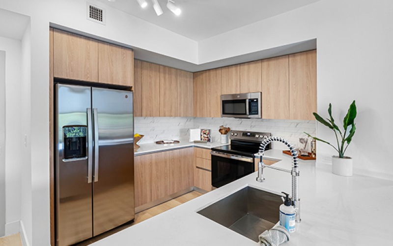 Spacious kitchens with thoughtful details