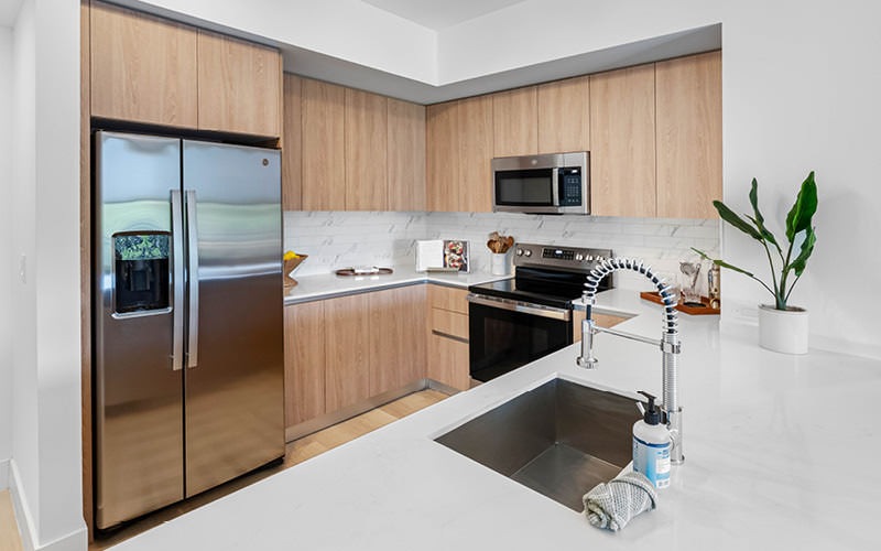 Spacious kitchens with thoughtful details